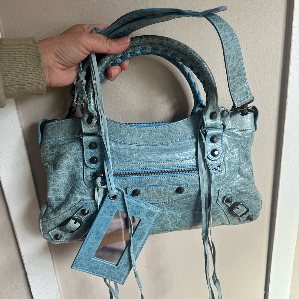 Beautiful Motocross Balenciaga City Bag